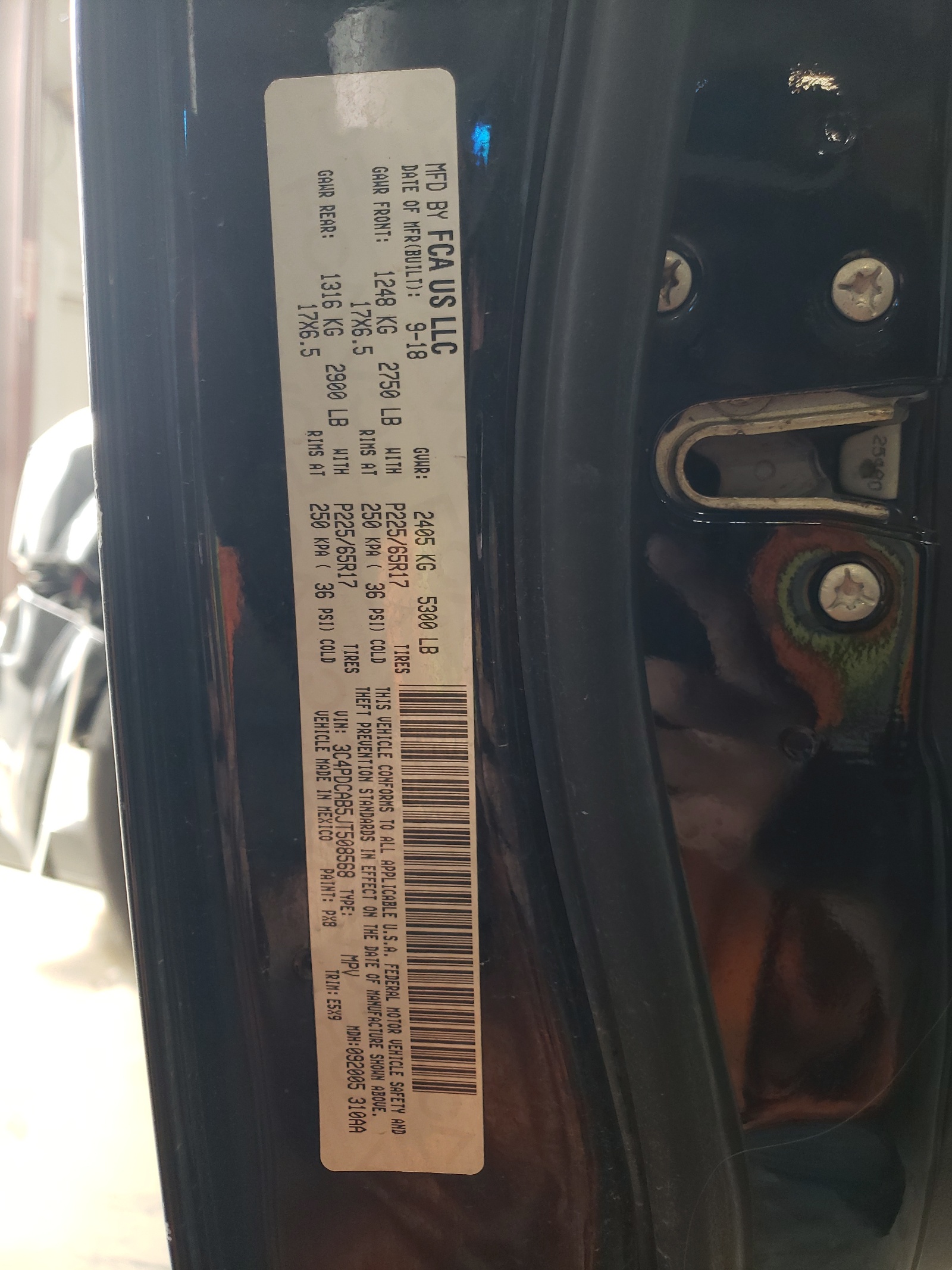 3C4PDCAB5JT508568 2018 Dodge Journey Se