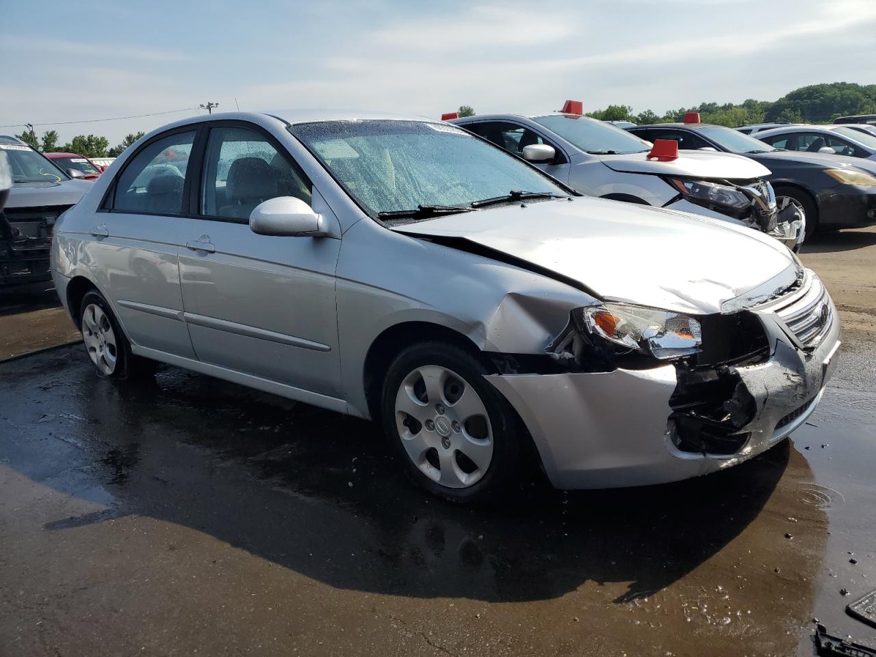 2007 Kia Spectra Ex VIN: KNAFE122775379699 Lot: 60327894