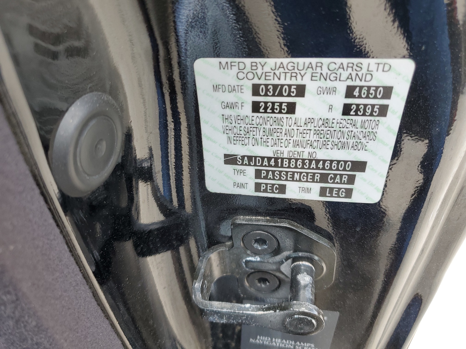 SAJDA41B863A46600 2006 Jaguar Xkr