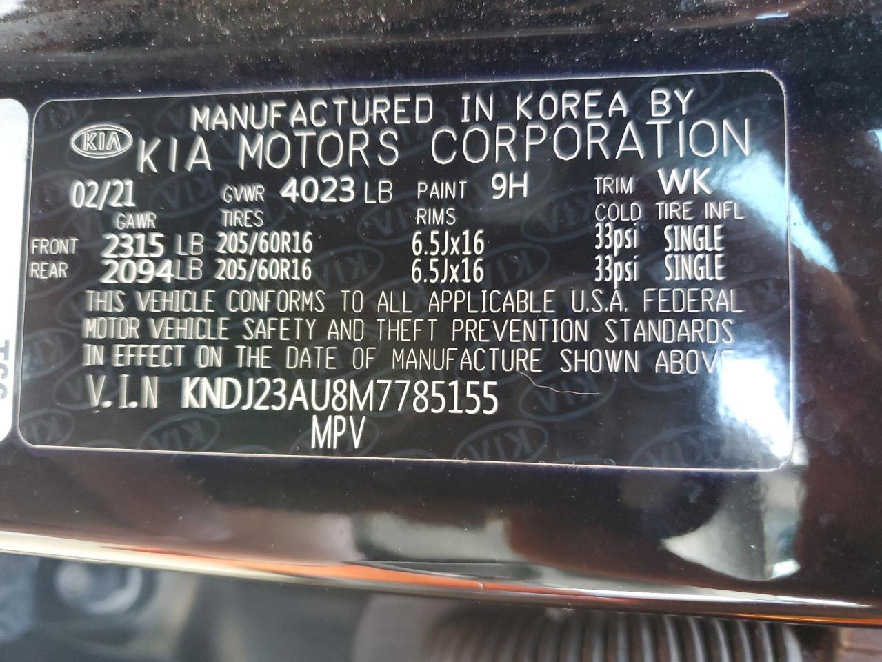 KNDJ23AU8M7785155 Kia Soul LX 14