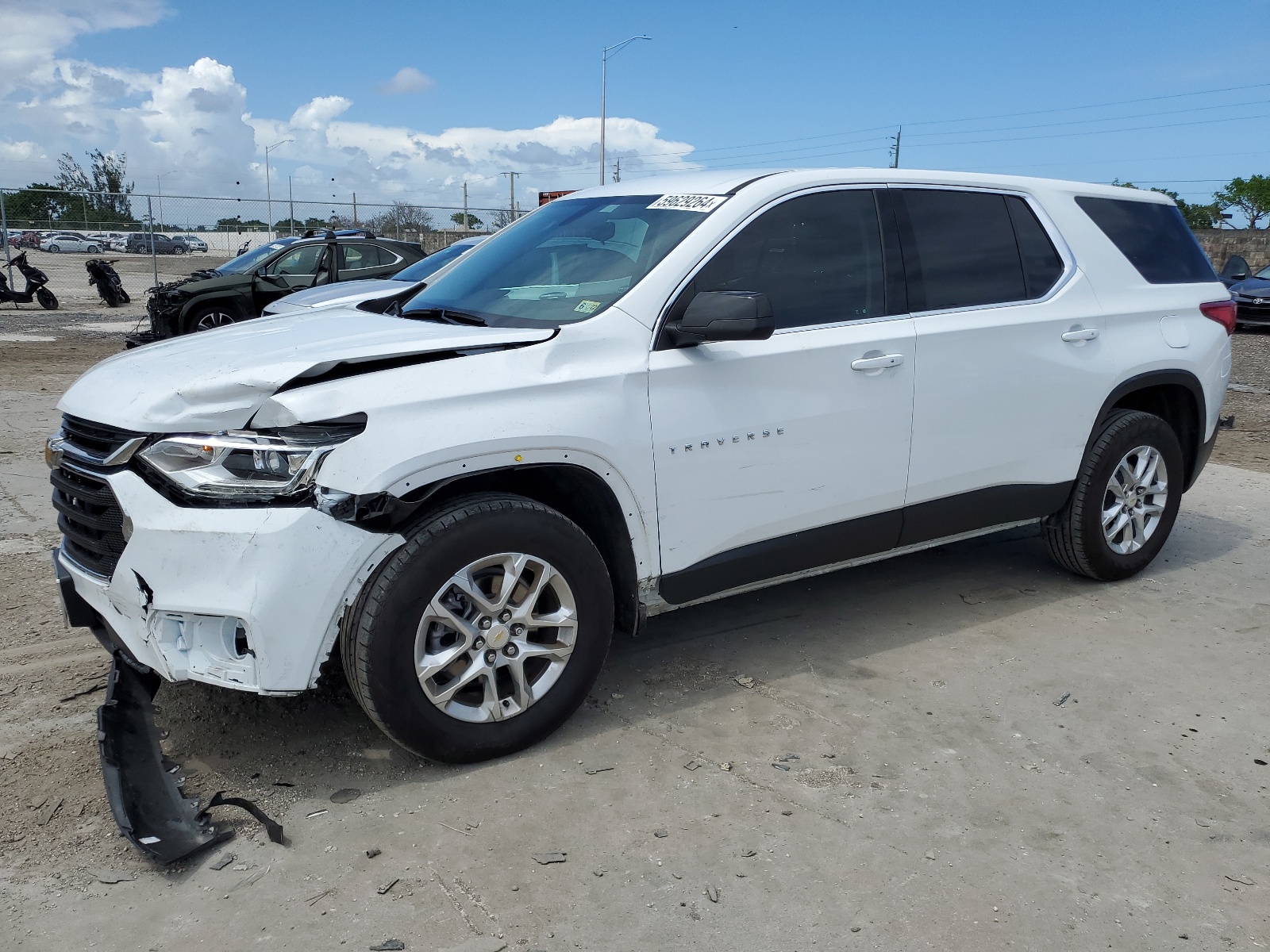 2021 Chevrolet Traverse Ls vin: 1GNERFKW0MJ242780