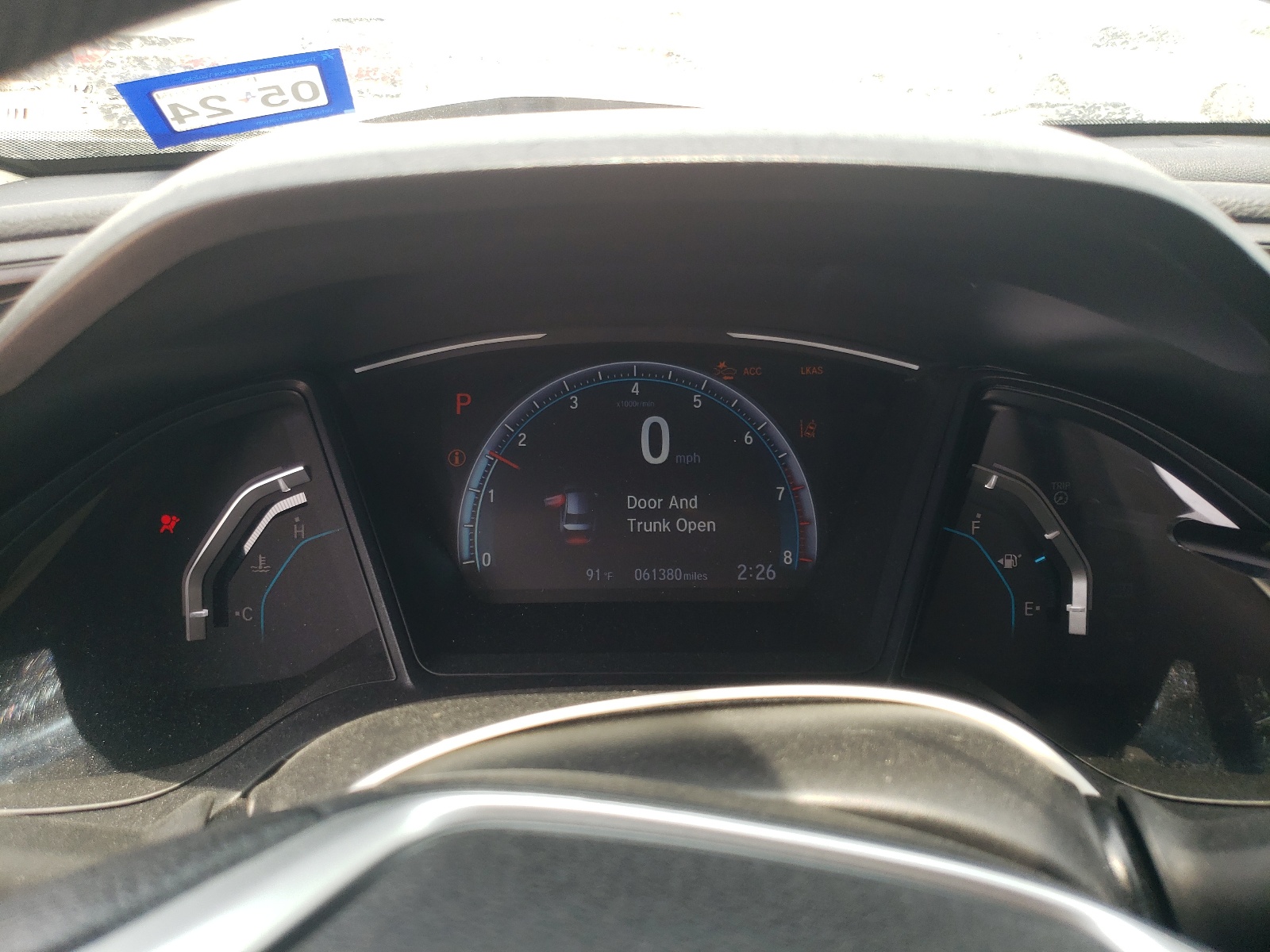 19XFC2F65KE008145 2019 Honda Civic Lx