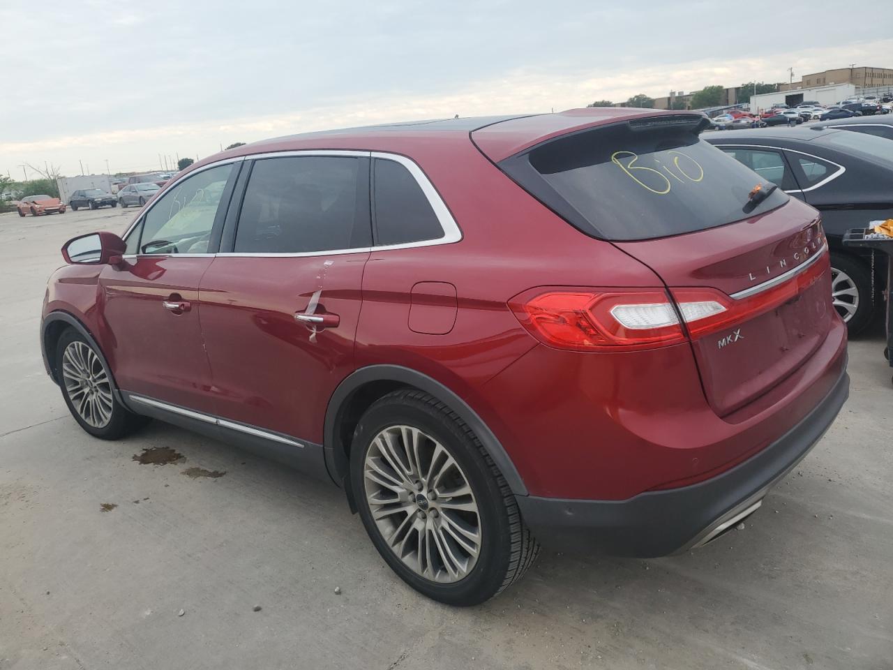 VIN 2LMPJ6LR0GBL31369 2016 LINCOLN MKX no.2