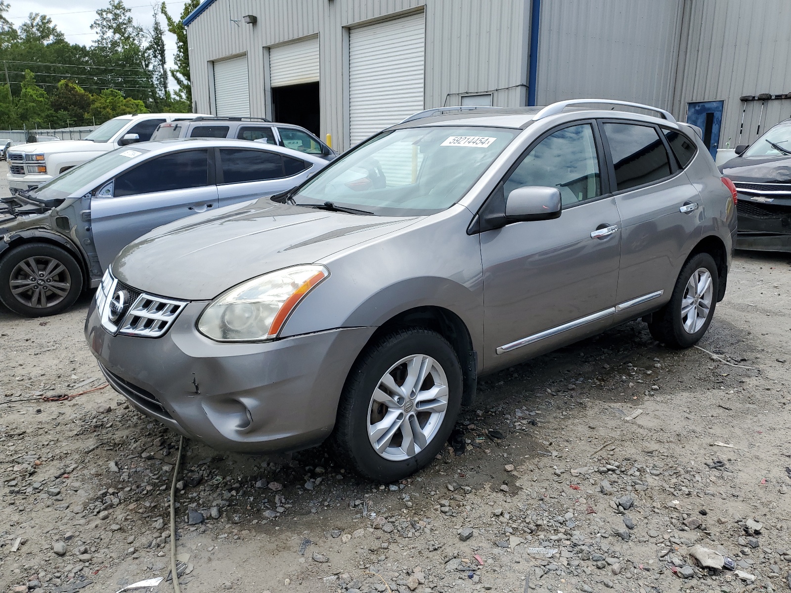 2013 Nissan Rogue S vin: JN8AS5MV7DW600491