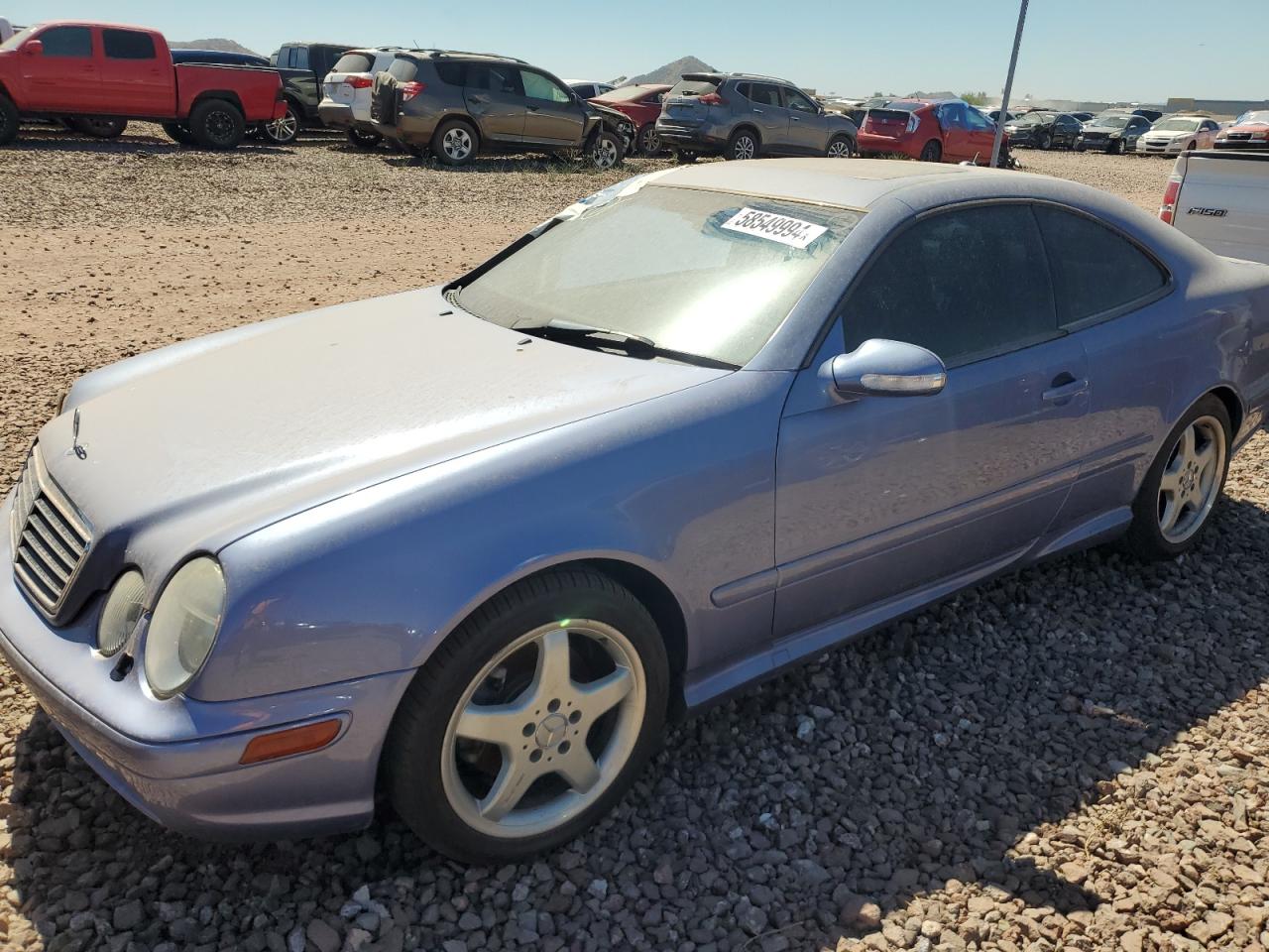 2002 Mercedes-Benz Clk 430 VIN: WDBLJ70G82T125246 Lot: 58549994