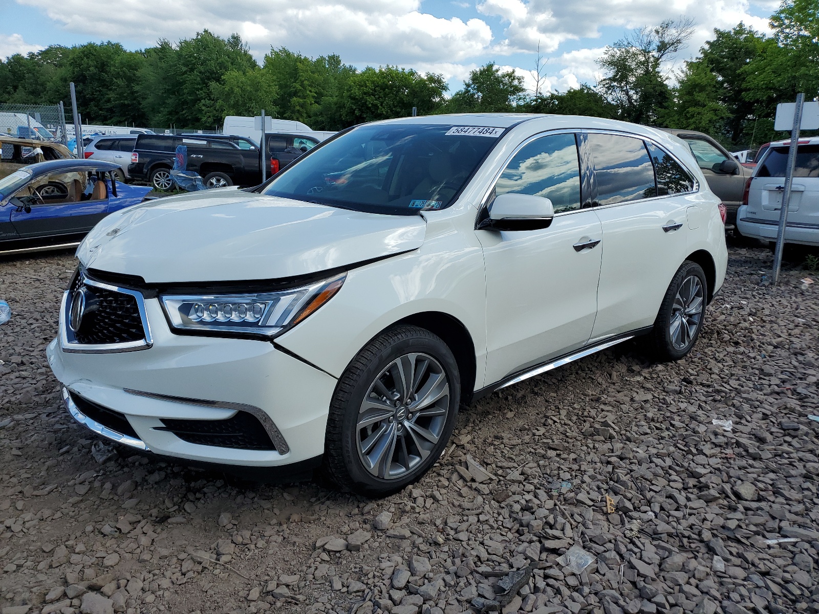 2017 Acura Mdx Technology vin: 5FRYD4H58HB005523