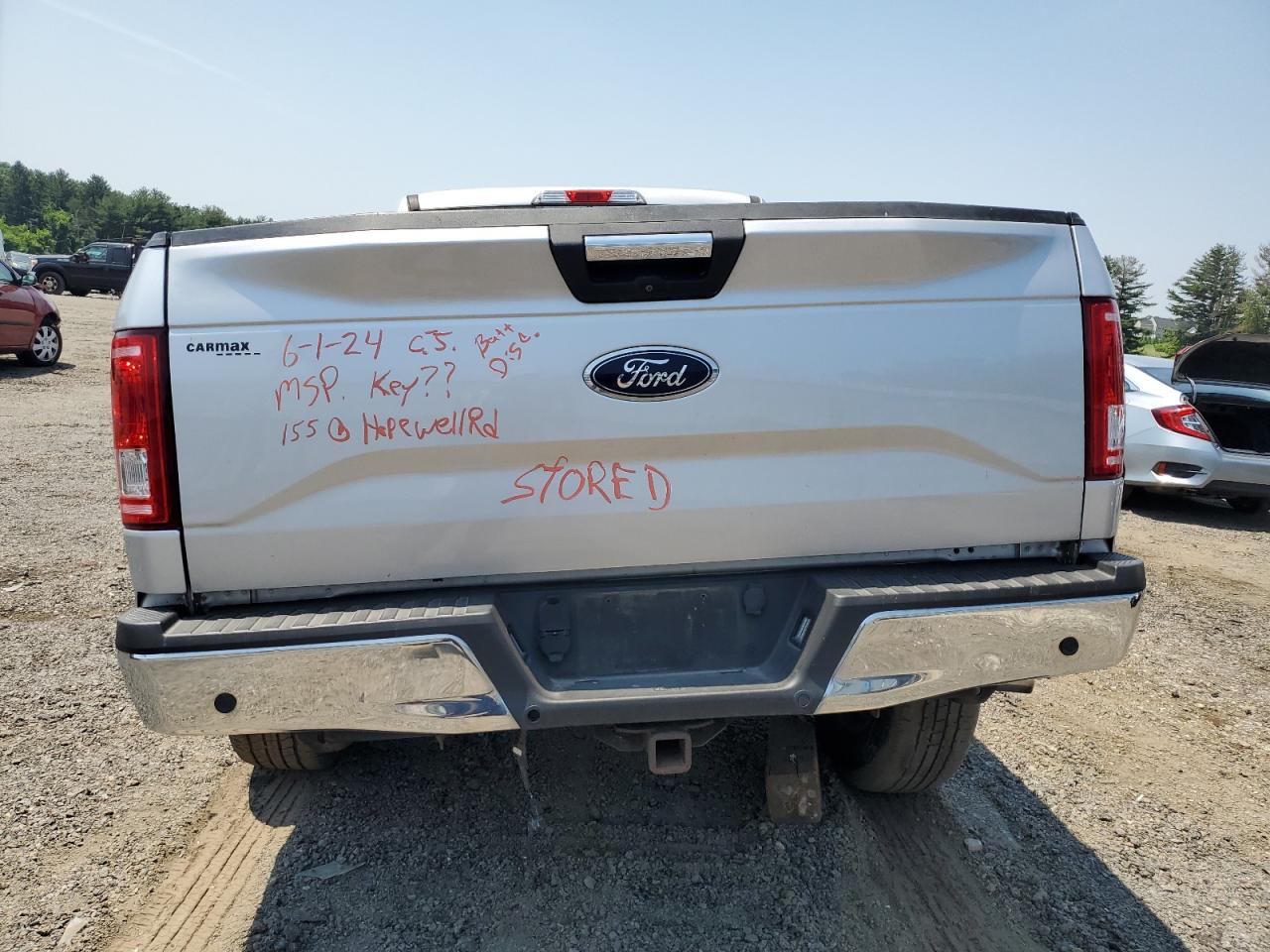 2017 Ford F150 Super Cab VIN: 1FTEX1E85HFC44662 Lot: 59528404