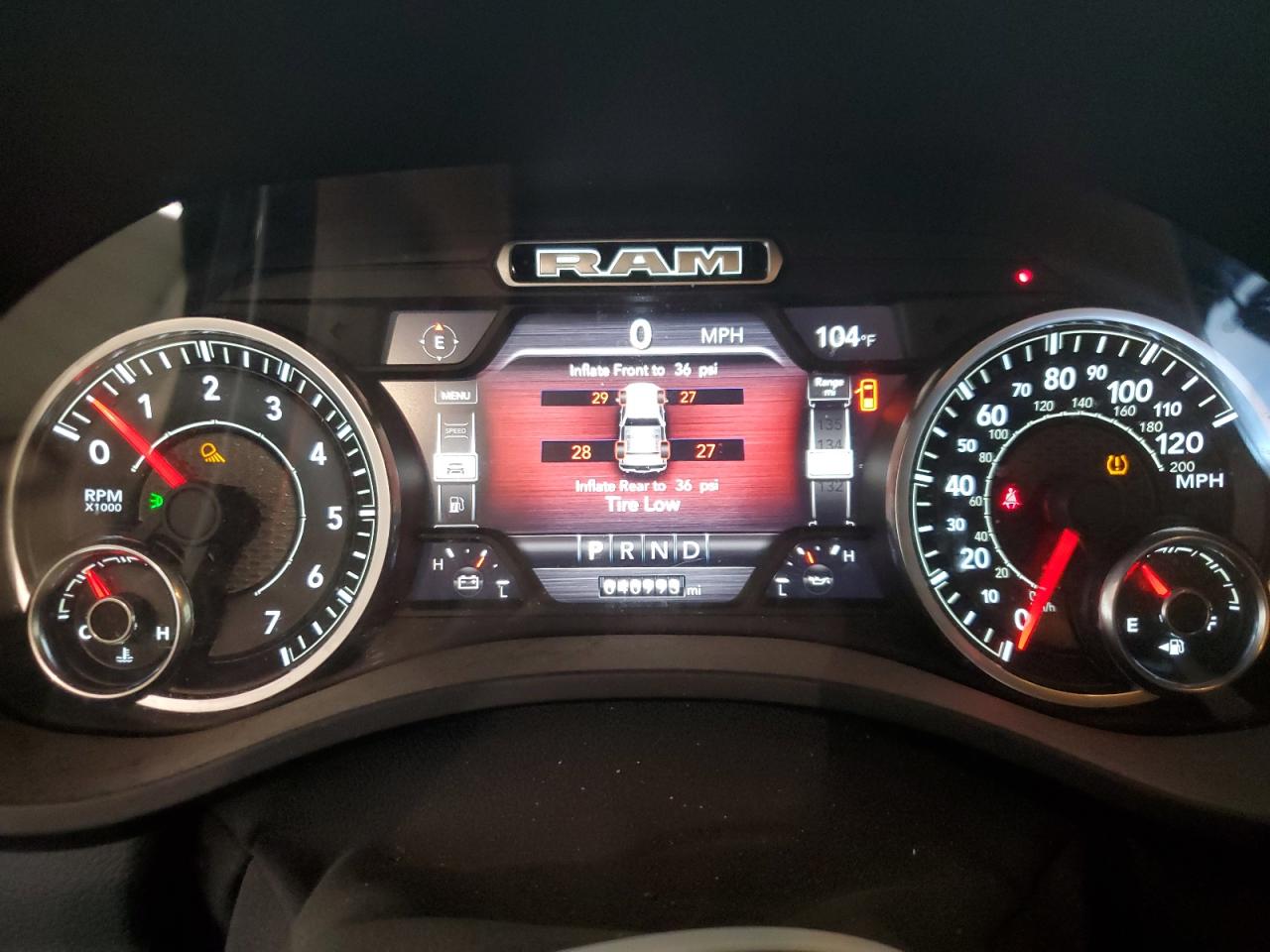 2019 Ram 1500 Big Horn/Lone Star VIN: 1C6RREBT5KN705486 Lot: 60309834