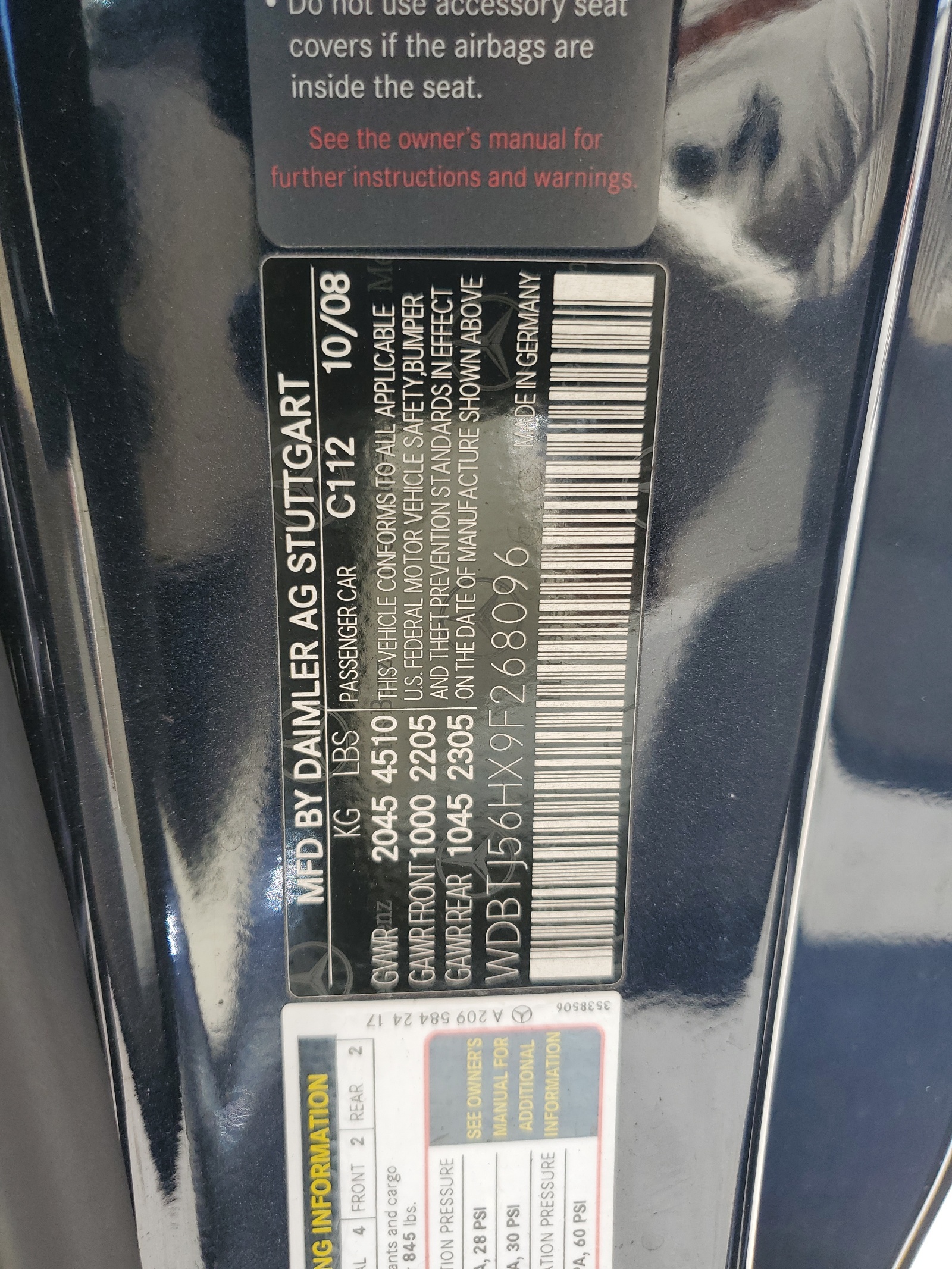 WDBTJ56HX9F268096 2009 Mercedes-Benz Clk 350