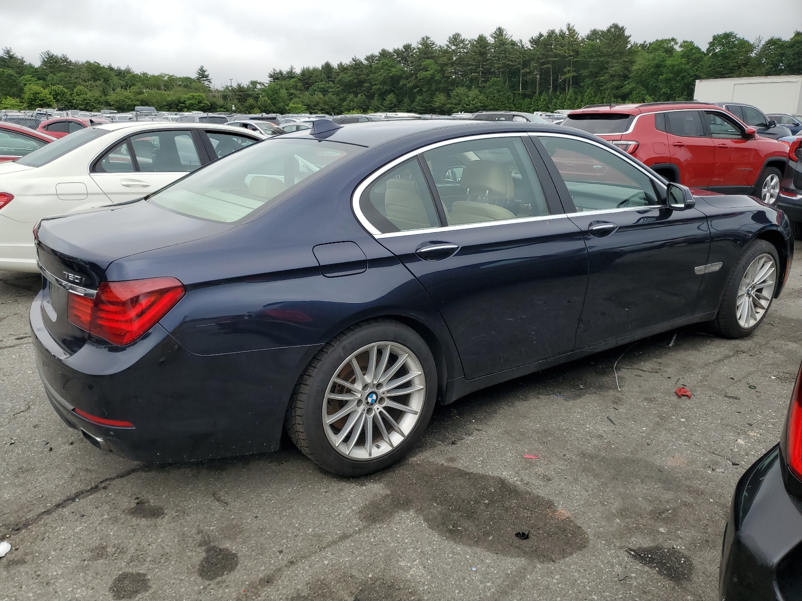 2014 BMW 750 Xi vin: WBAYB6C56ED224636