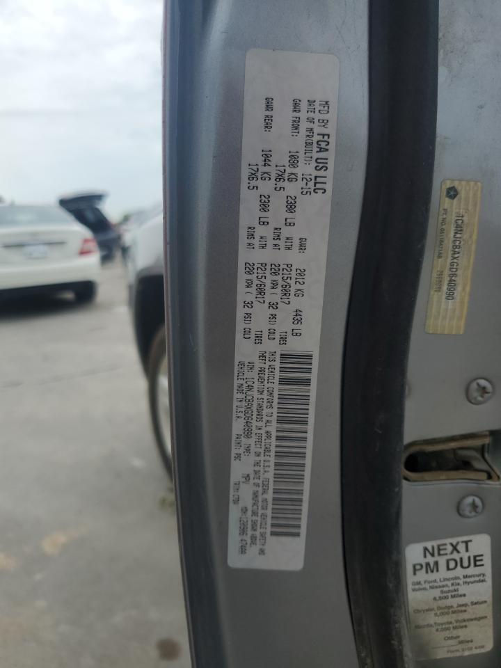 2016 Jeep Compass Sport VIN: 1C4NJCBAXGD640990 Lot: 57346024