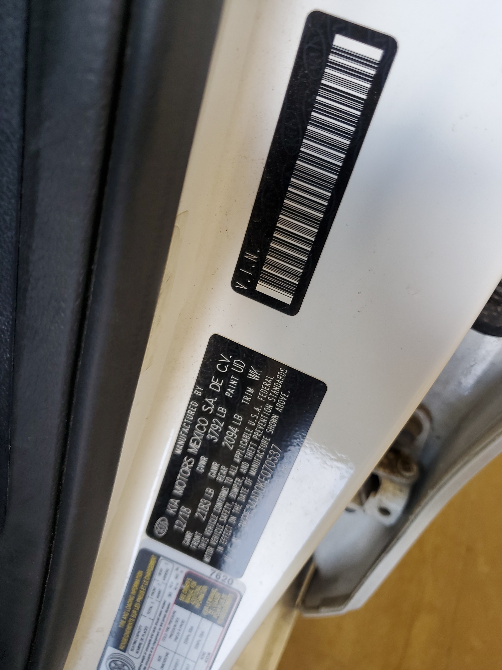 3KPF34AD0KE070537 2019 Kia Forte Gt Line