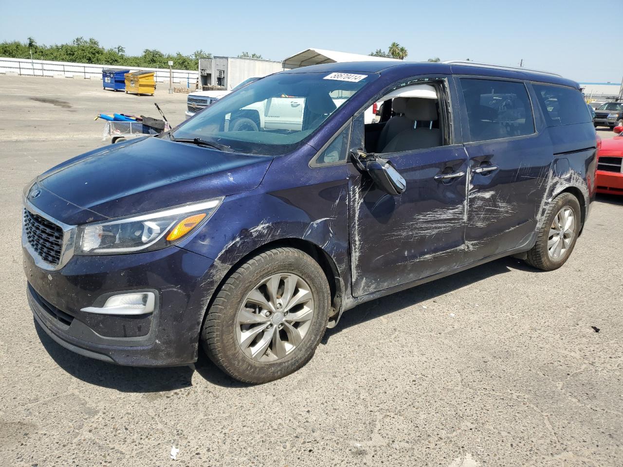 2020 Kia Sedona Lx للبيع في Fresno، CA - Rollover