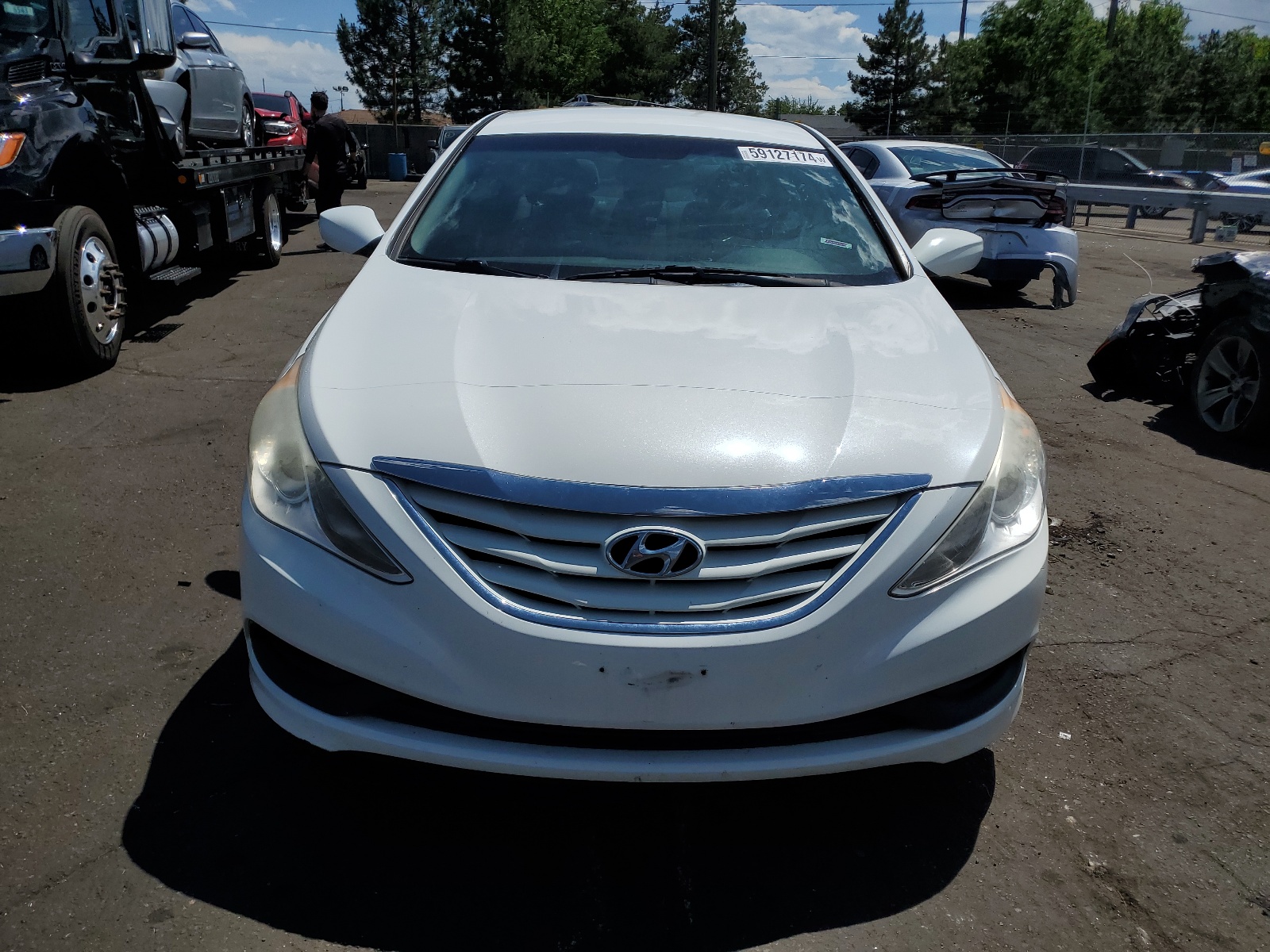 2014 Hyundai Sonata Gls vin: 5NPEB4AC3EH833916