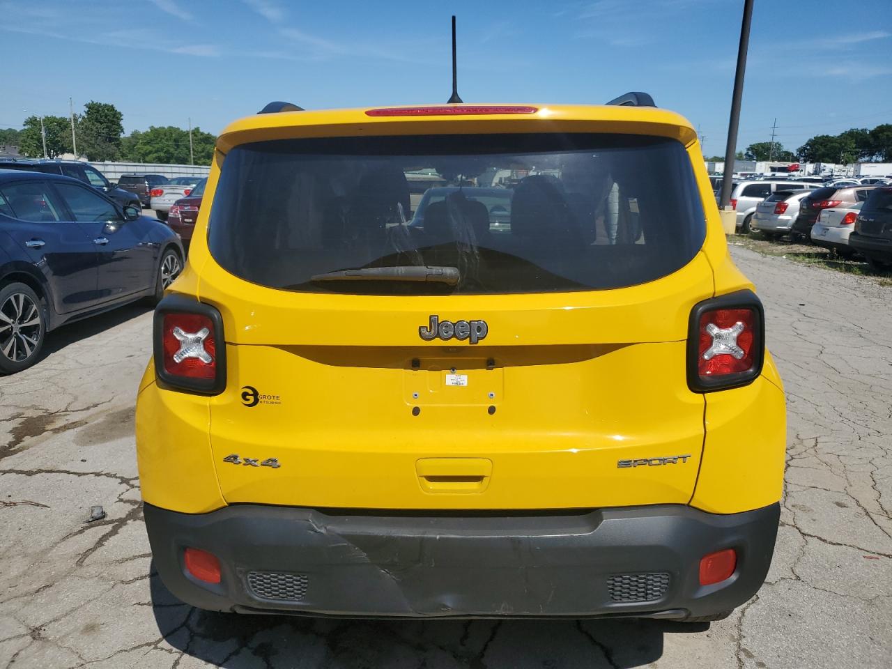 2018 Jeep Renegade Sport VIN: ZACCJBAB7JPJ00482 Lot: 60740294