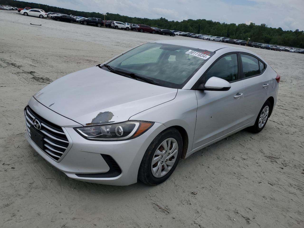 5NPD74LF7HH184758 2017 HYUNDAI ELANTRA - Image 1