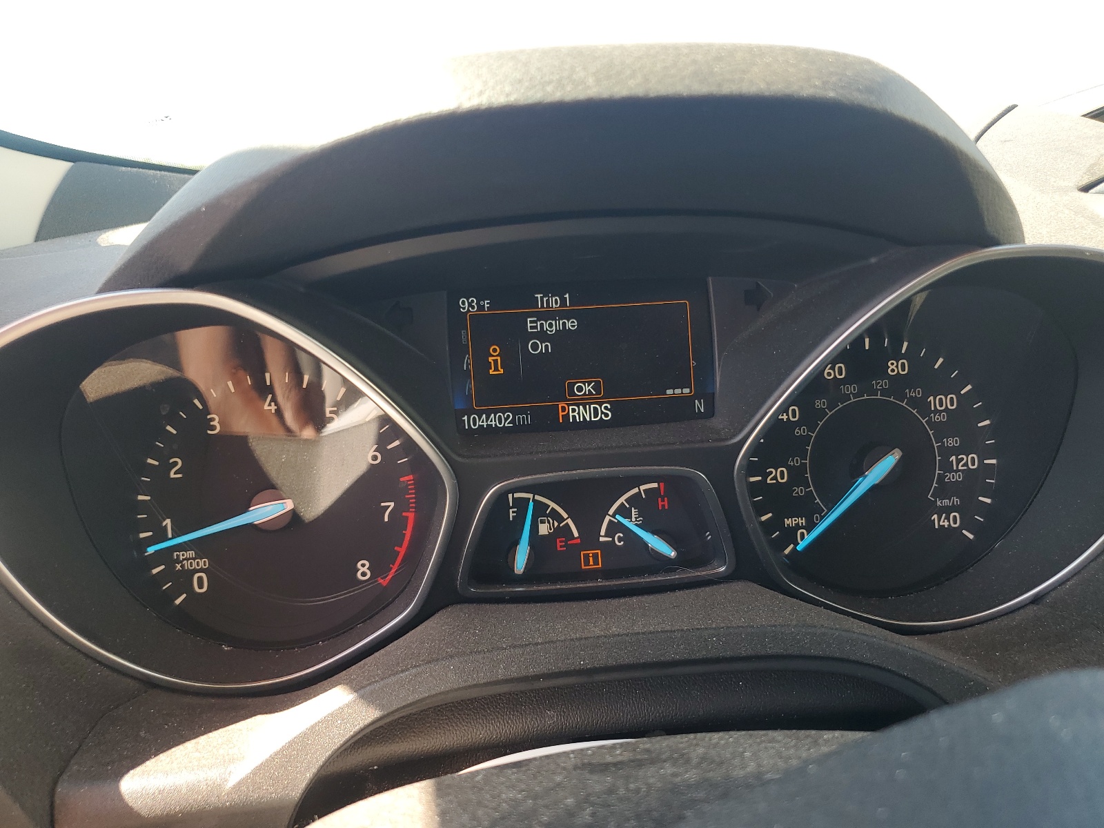 1FMCU0F71HUD20580 2017 Ford Escape S