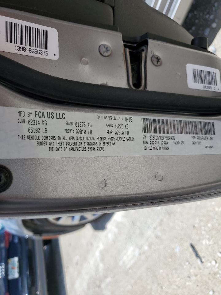 2015 Chrysler 300 Limited VIN: 2C3CCAAG6FH930466 Lot: 60261894