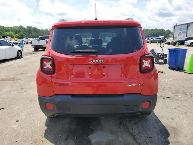  JEEP RENEGADE 2017 Красный