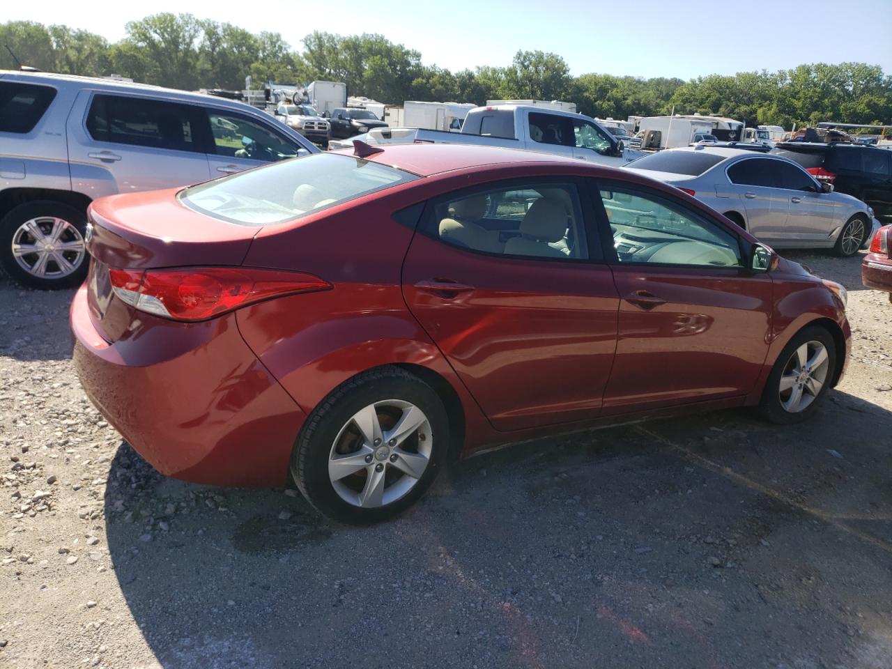 2013 Hyundai Elantra Gls VIN: 5NPDH4AE2DH370886 Lot: 57218094