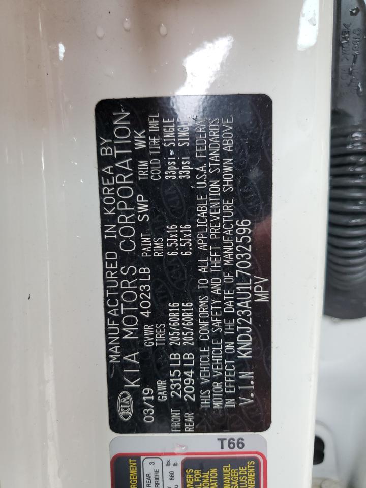 2020 Kia Soul Lx VIN: KNDJ23AU1L7032596 Lot: 60413104