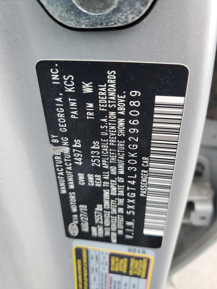 2019 Kia Optima Lx VIN: 5XXGT4L30KG296089 Lot: 59695544