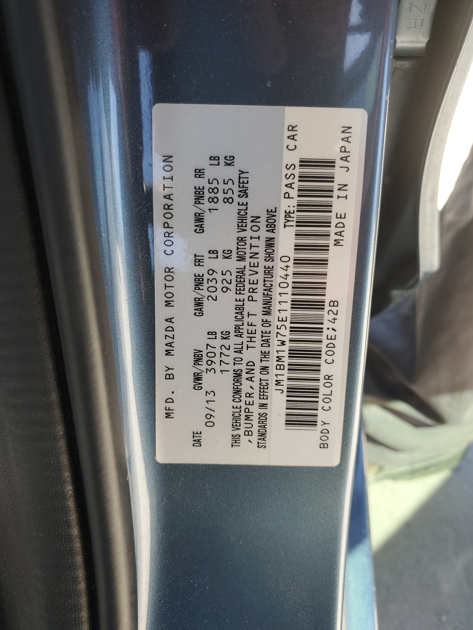 JM1BM1W75E1110440 2014 Mazda 3 Grand Touring