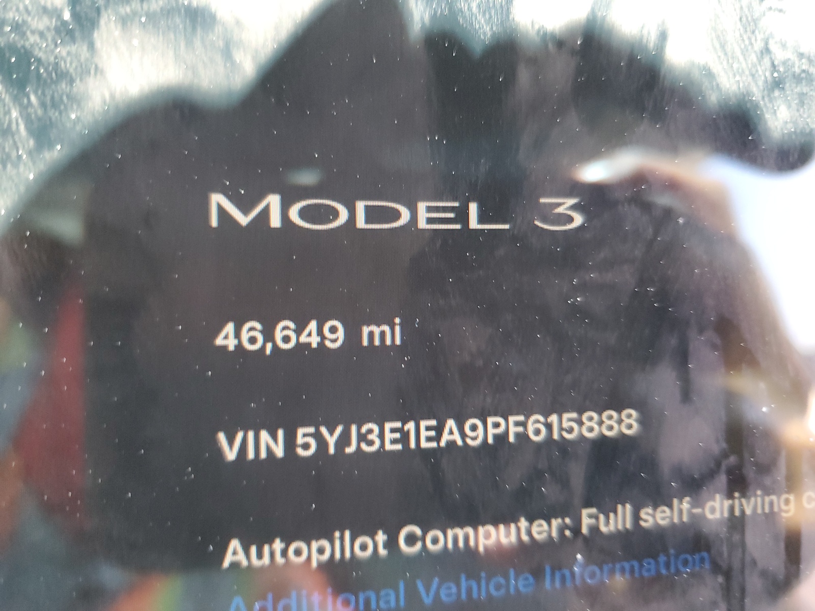 5YJ3E1EA9PF615888 2023 Tesla Model 3