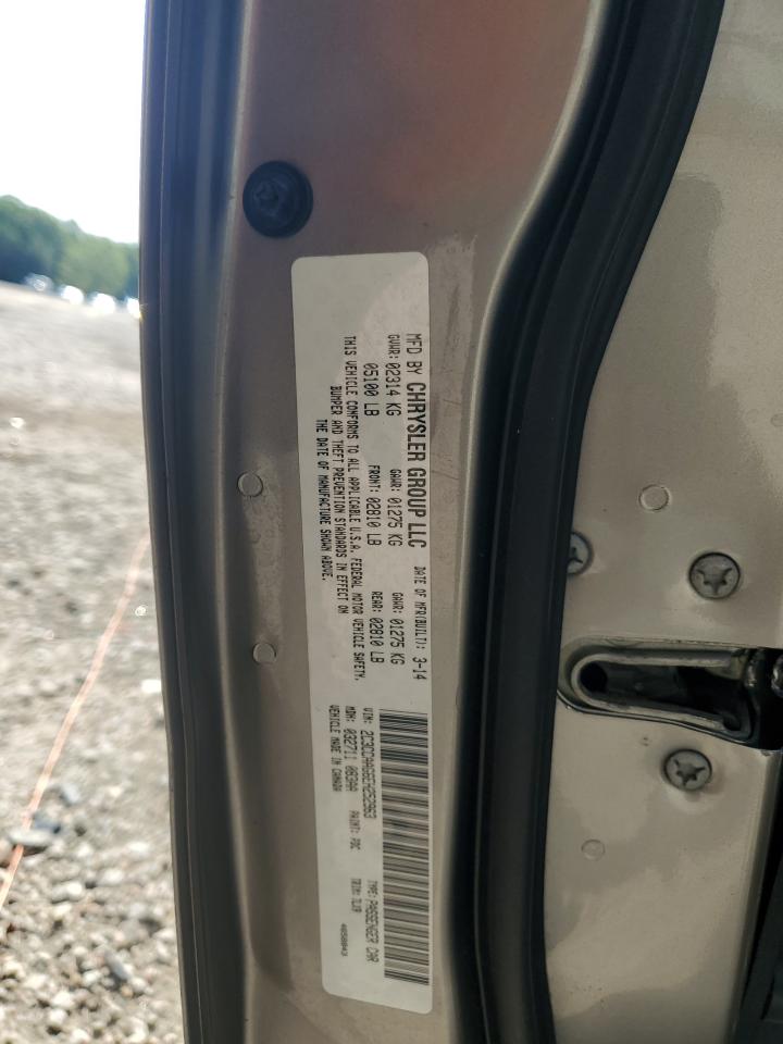 2014 Chrysler 300 VIN: 2C3CCAAG6EH252963 Lot: 59218714