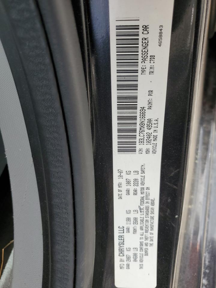 2008 Dodge Avenger R/T VIN: 1B3LC76MX8N166694 Lot: 59242414