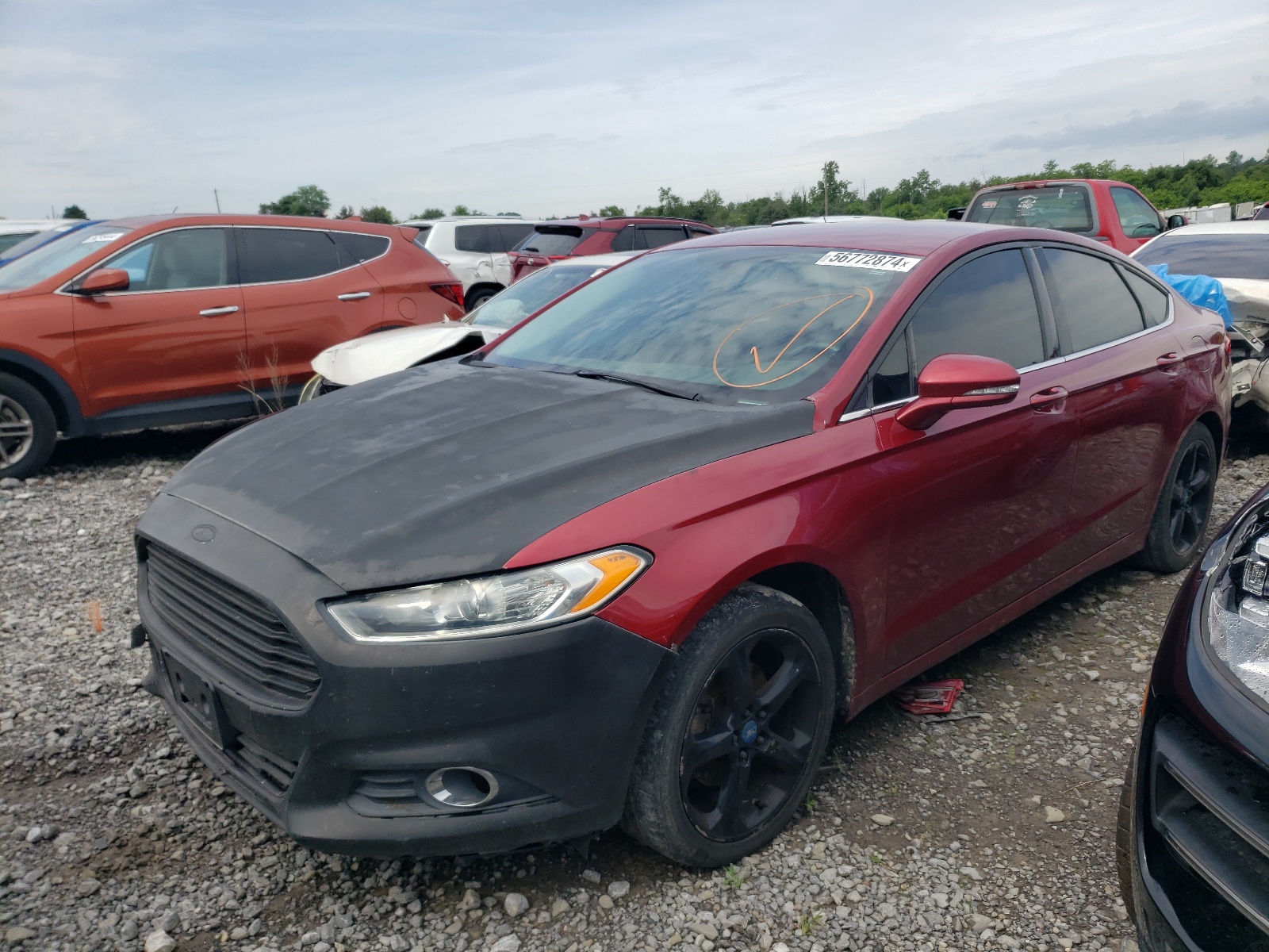 2013 Ford Fusion Se vin: 3FA6P0HR2DR111086