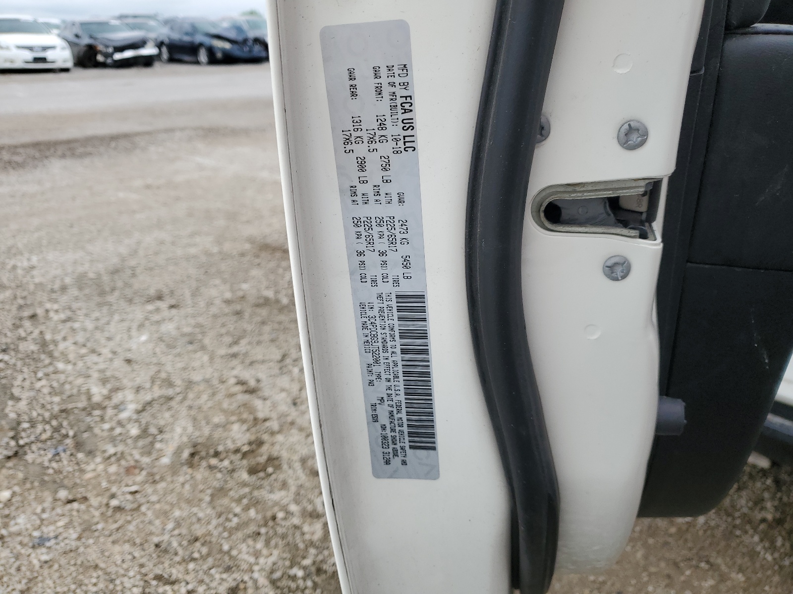 3C4PDCBG9JT522001 2018 Dodge Journey Sxt