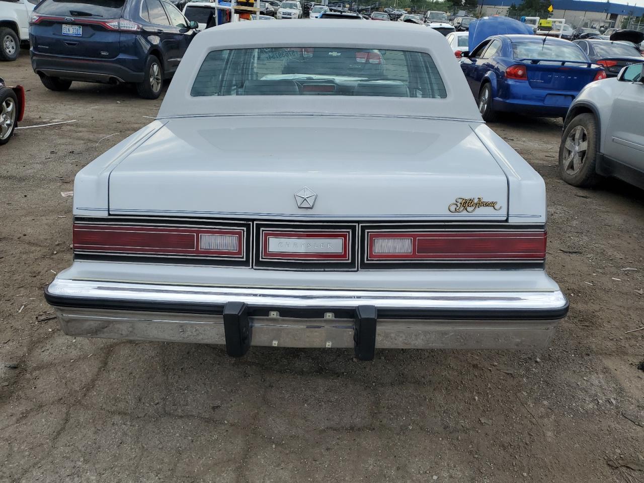 1987 Chrysler Fifth Avenue VIN: 1C3BF66P8HW132502 Lot: 57639754