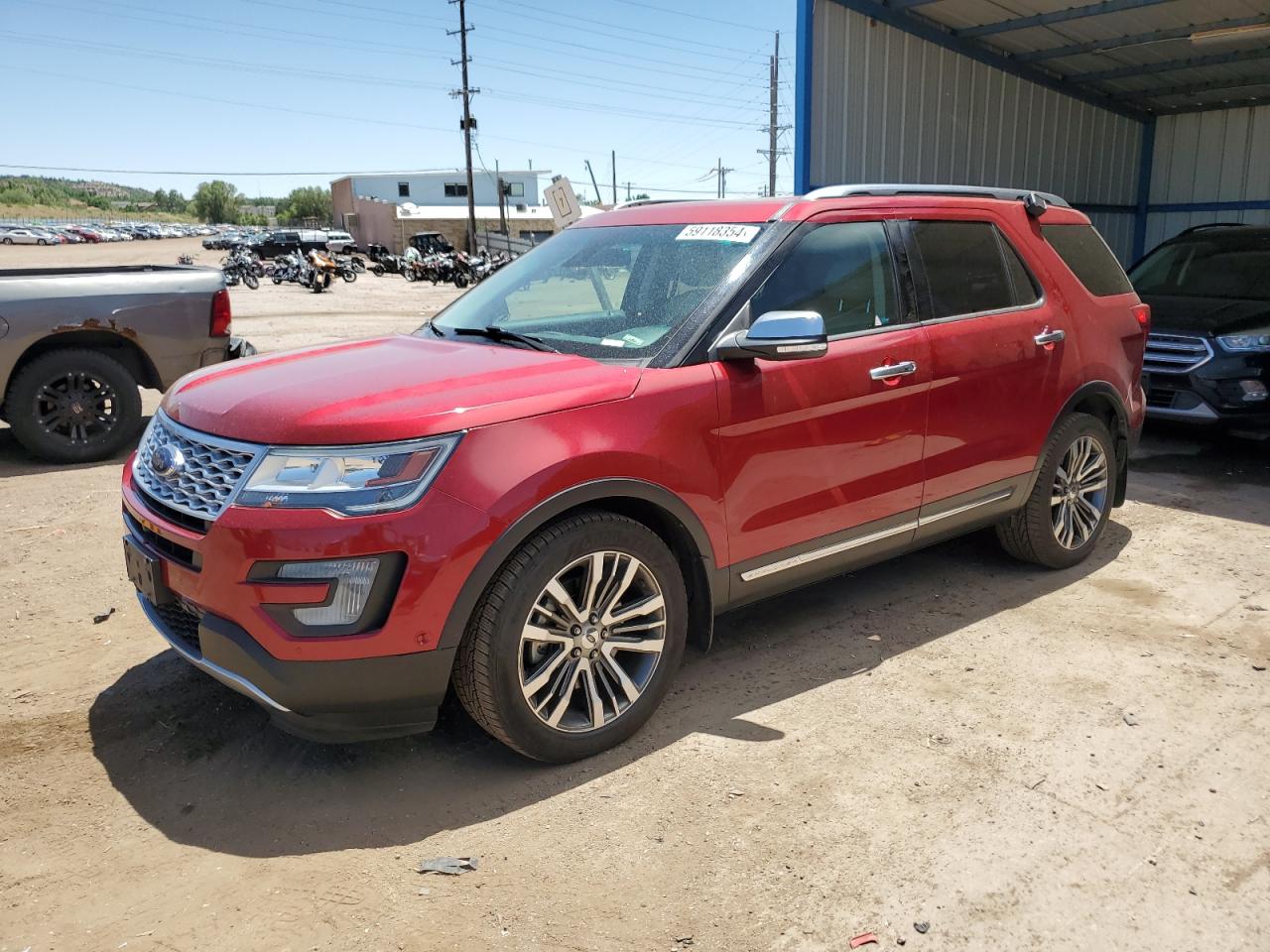 2016 Ford Explorer Platinum en Venta en Colorado Springs, CO - Minor Dent/Scratches