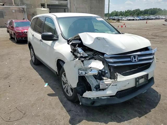 2017 Honda Pilot Lx VIN: 5FNYF6H13HB029281 Lot: 59317084