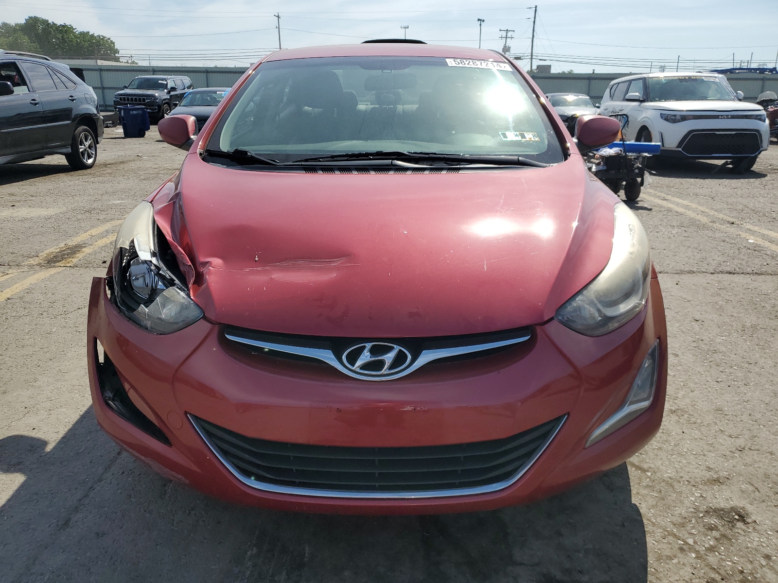 KMHDH4AE2EU049546 2014 Hyundai Elantra Se