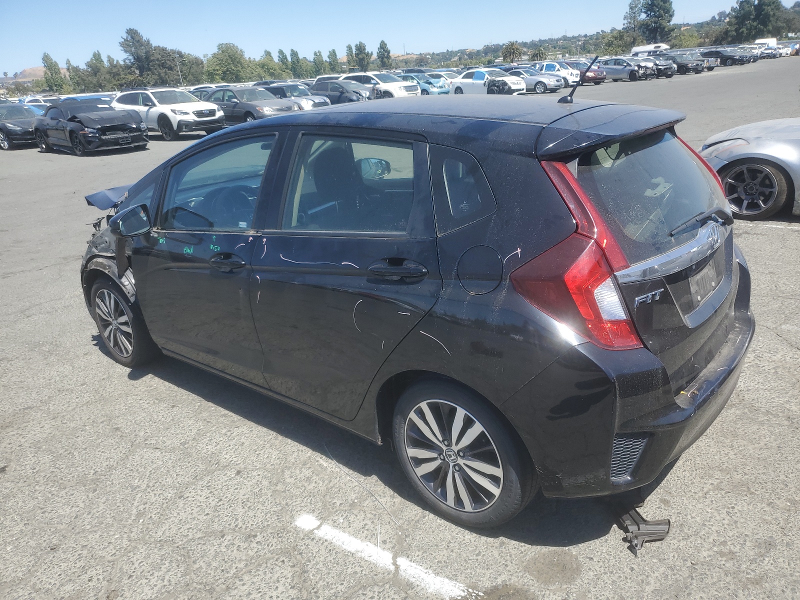 2016 Honda Fit Ex vin: JHMGK5H76GX045578