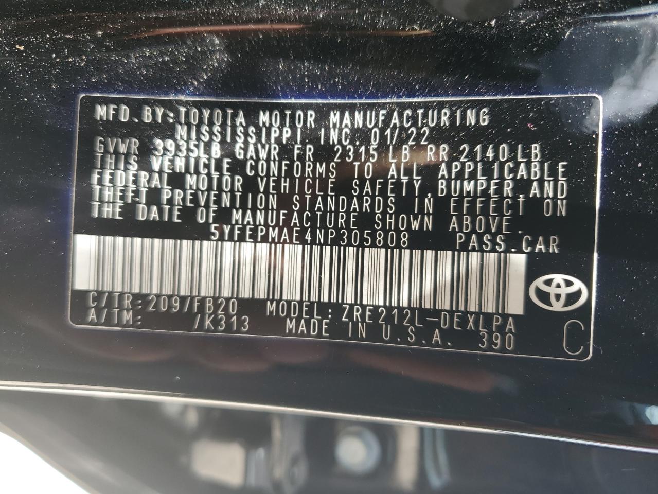 2022 Toyota Corolla - Image 12