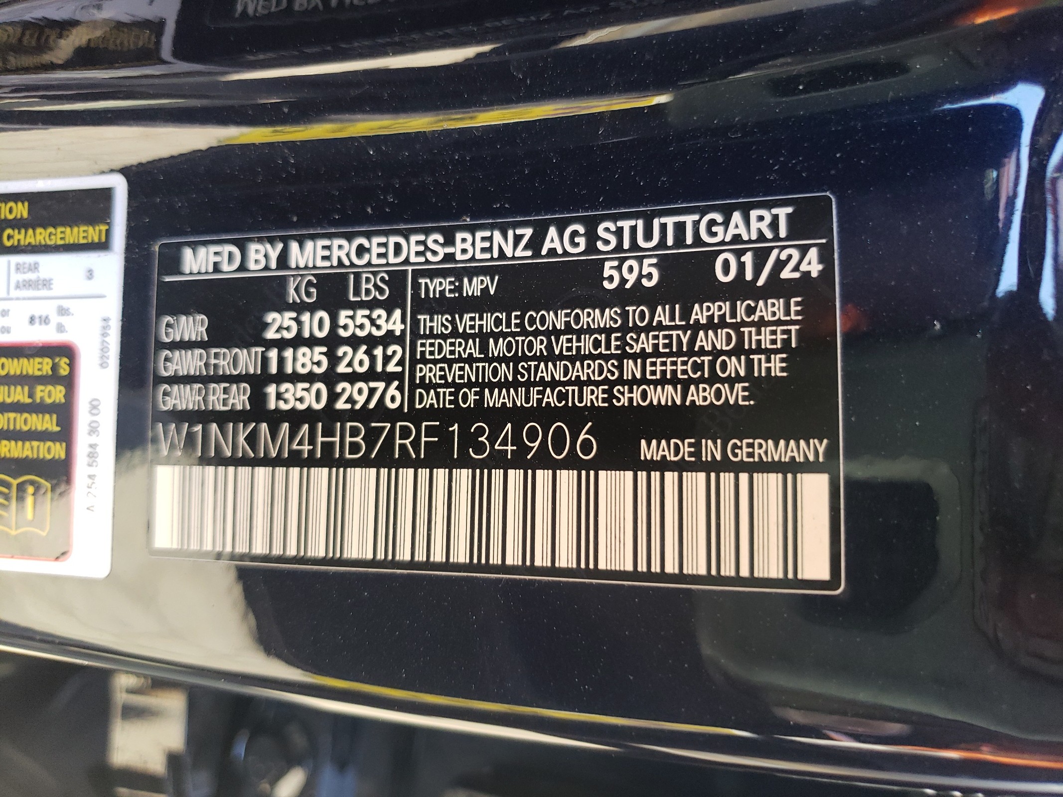 W1NKM4HB7RF134906 2024 Mercedes-Benz Glc 300 4Matic