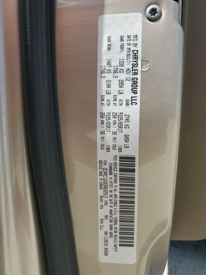 2013 Chrysler Town & Country Limited VIN: 2C4RC1GG8DR632912 Lot: 61100224