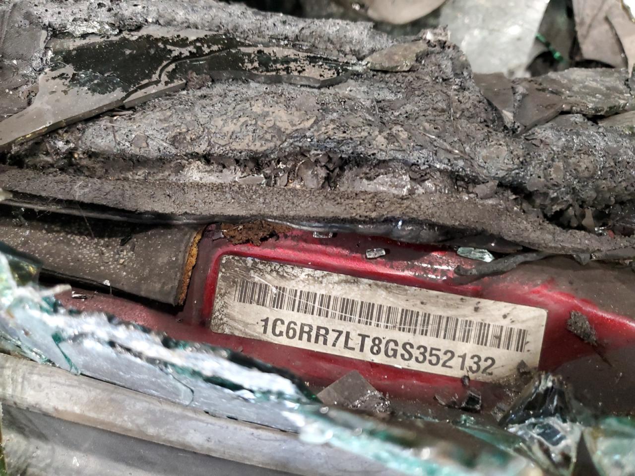 2016 Ram 1500 Slt VIN: 1C6RR7LT8GS352132 Lot: 57826334