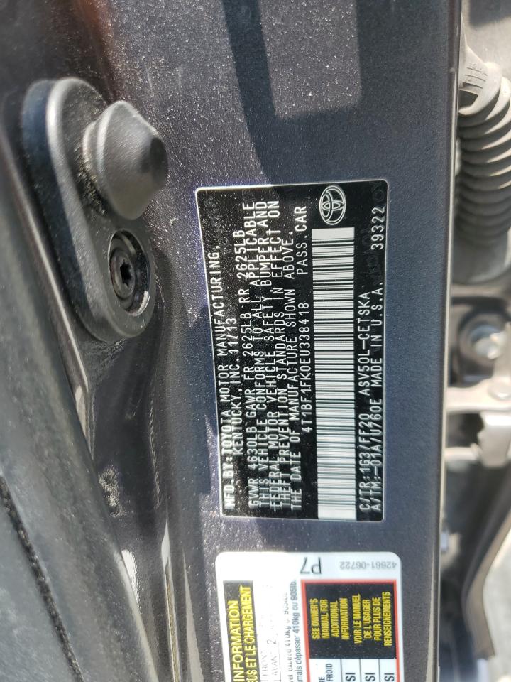 4T1BF1FK0EU338418 2014 Toyota Camry L