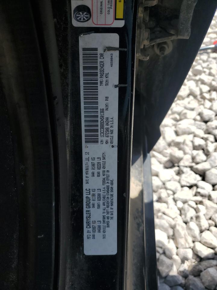 2013 Chrysler 200 Touring VIN: 1C3CCBBB9DN501366 Lot: 58428604