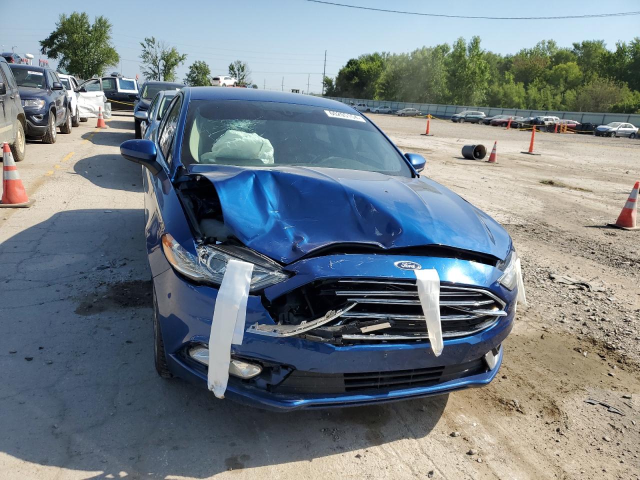 2017 Ford Fusion Se VIN: 3FA6P0HD3HR178094 Lot: 60205154