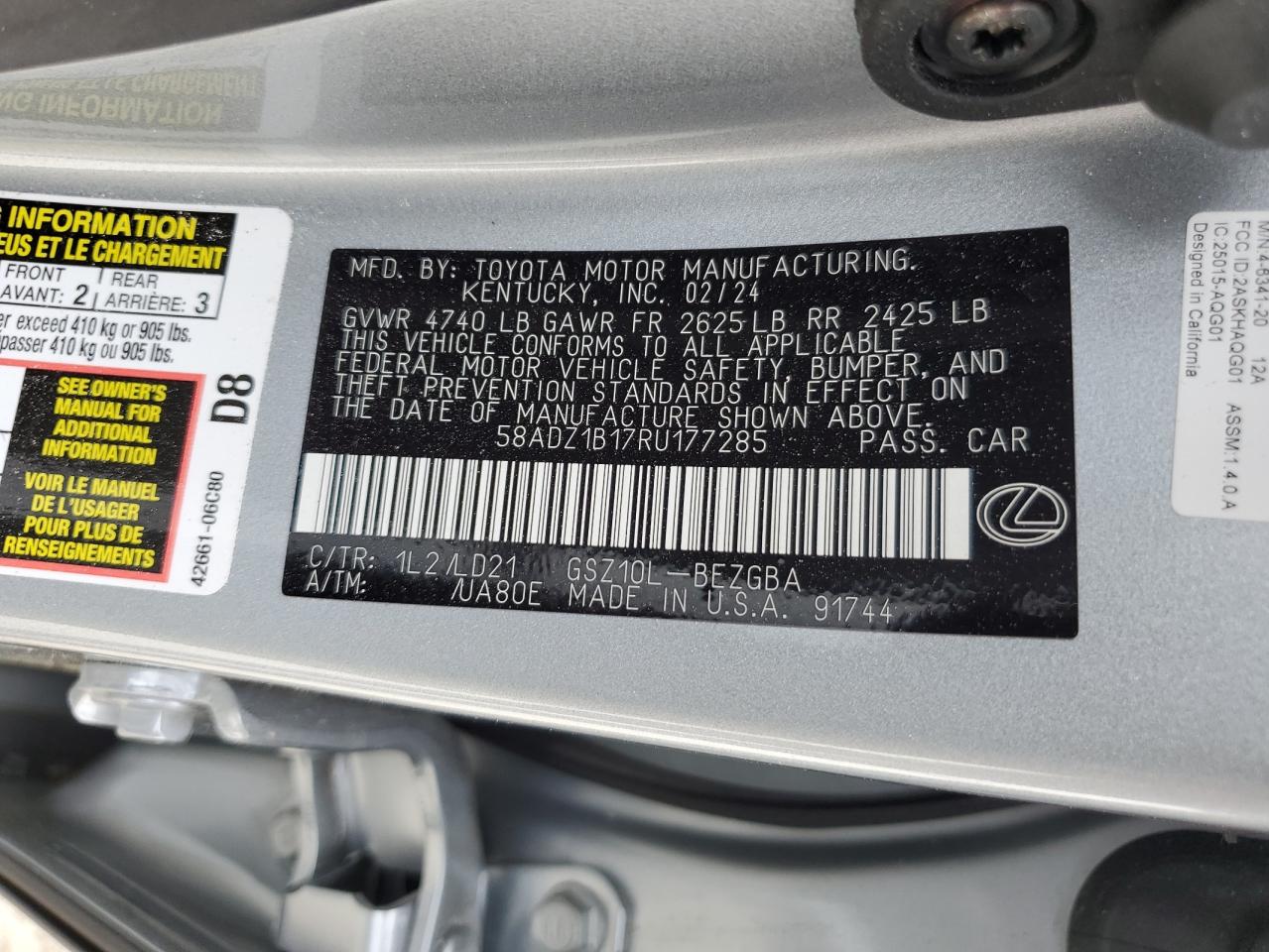 2024 Lexus ES - Image 12