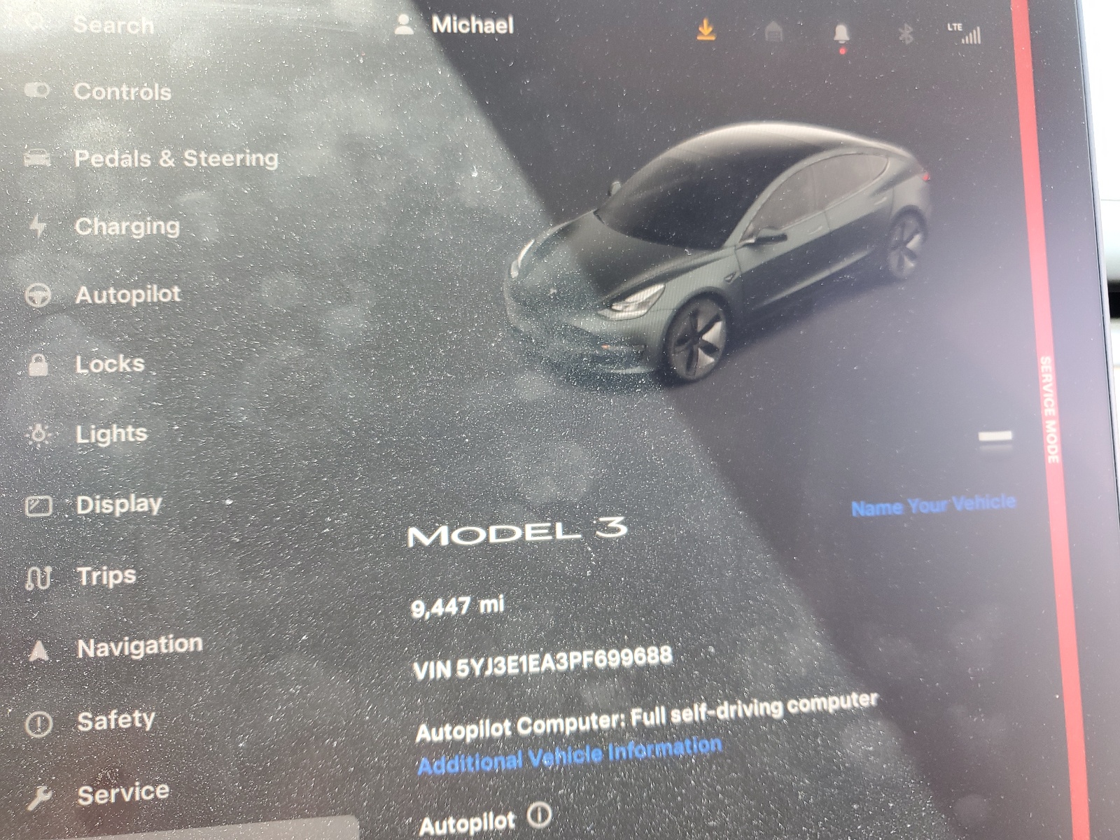 5YJ3E1EA3PF699688 2023 Tesla Model 3