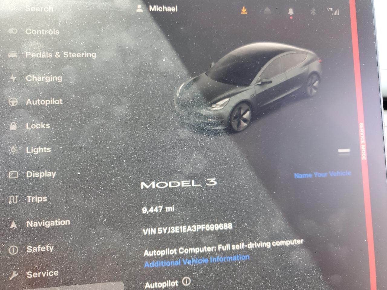 2023 Tesla Model 3 VIN: 5YJ3E1EA3PF699688 Lot: 60494724