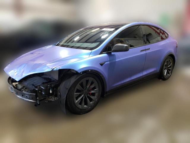  TESLA MODEL X 2017 Синій