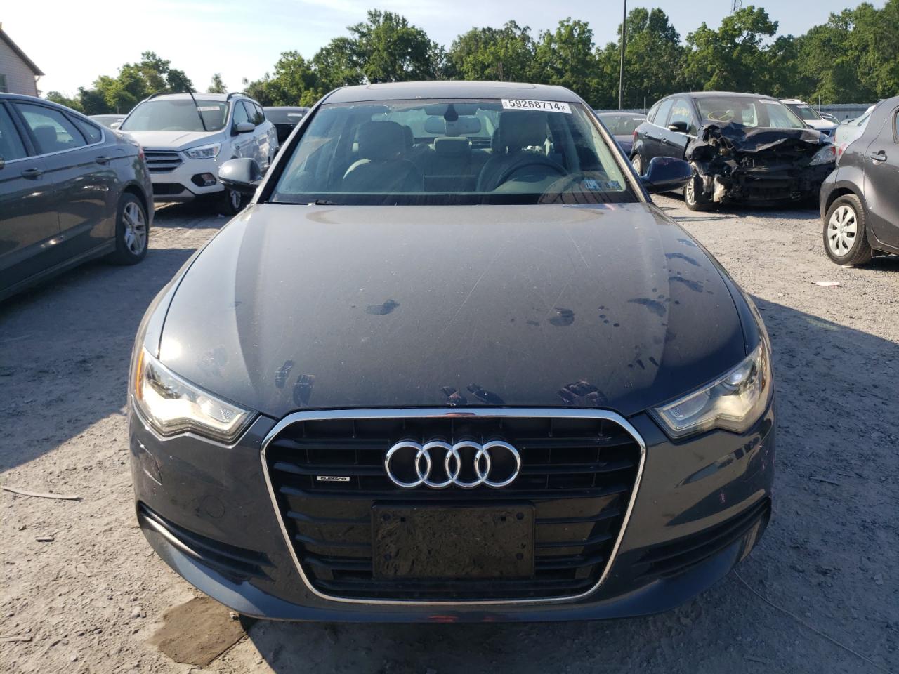 2014 Audi A6 Premium Plus VIN: WAUGFAFC0EN126273 Lot: 59268714