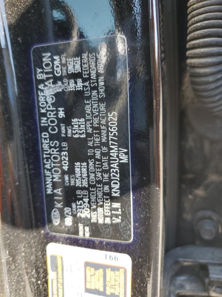 2021 Kia Soul Lx VIN: KNDJ23AU4M7756025 Lot: 60976484